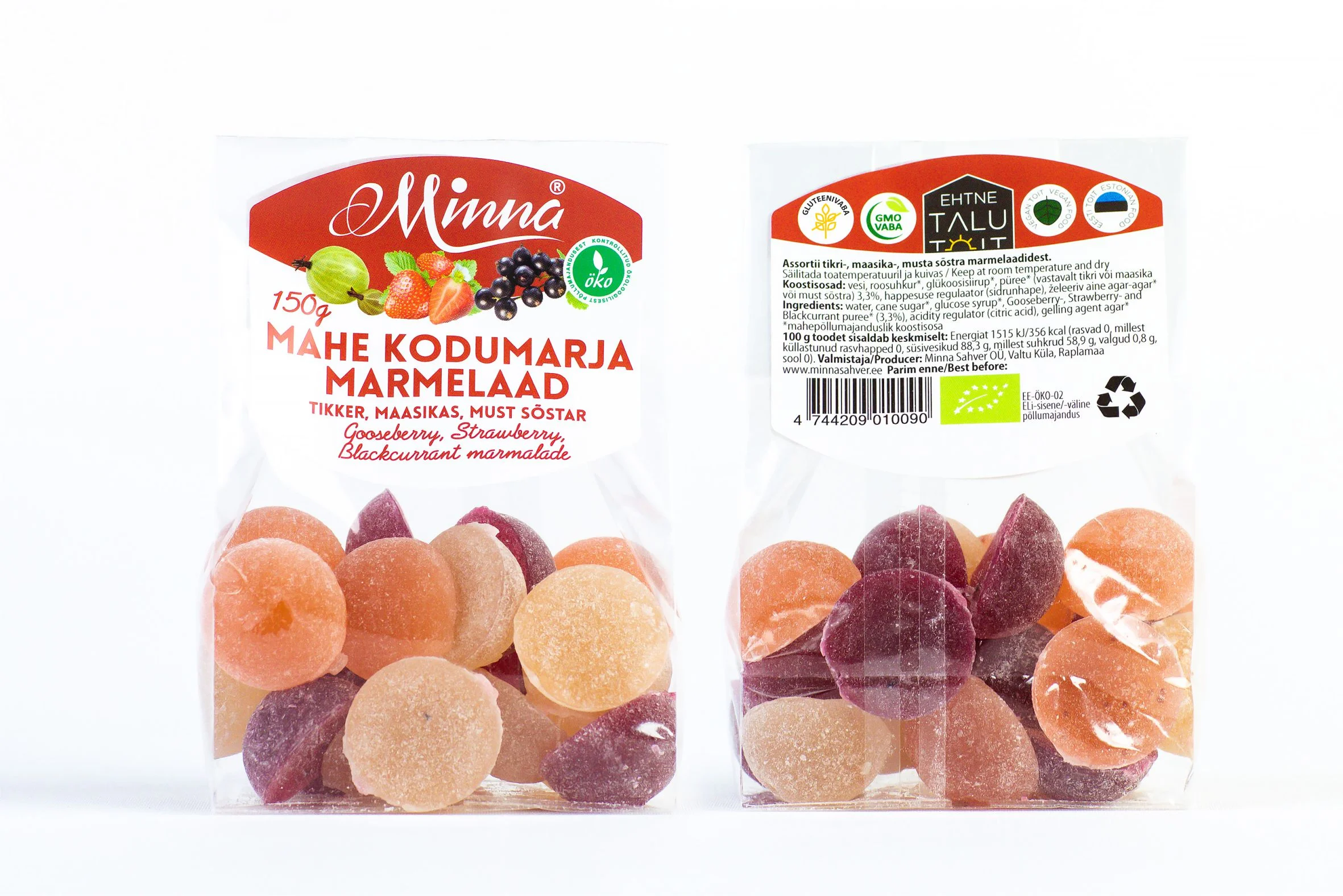 Mahe kodumarja marmelaad 150 gr Minna